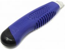 3713    Нож канцелярский мощный, с 2-мя запасными лезвиями (цена за 1шт, в уп-ке 1шт)