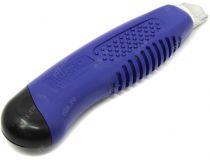 3713    Нож канцелярский мощный, с 2-мя запасными лезвиями (цена за 1шт, в уп-ке 1шт)