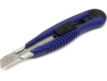 3713    Нож канцелярский мощный, с 2-мя запасными лезвиями (цена за 1шт, в уп-ке 1шт)