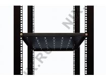 NT S620 B Полка 19 , чёрная L=620 мм, перфорированная