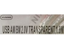 Telecom VUS6900-1.8М/TC6900-1.8М Кабель USB 2.0 A-- B 1.8м