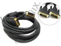 VCOM VDV6300-3м Кабель монитор - SVGA card DVI-D (25M -25M) 3м 2 фильтра