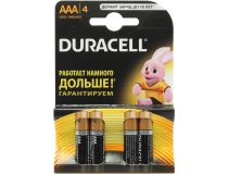 Duracell MN2400-4 (LR03) Size AAA , 1.5V, щелочной (alkaline)  уп. 4 шт 