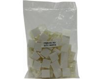 Самокл. площадка для крепления стяжек, 20х20 мм,уп-ка 100шт