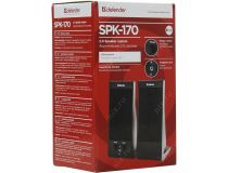 Колонки Defender SPK 170 Black (2x2W, питание от USB) 65165 