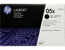 Картридж HP CE505XD (№05X) Dual Pack Black для HP LaserJet P2055 (повышенной ёмкости)
