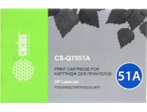 Картридж Cactus CS-Q7551A для HP LJ P3005/M3027mfp/M3035mfp