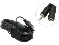 Hama 30449 Кабель удлинительный Jack3.5-F -- Jack3.5-M 5м