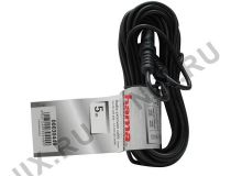 Hama 30449 Кабель удлинительный Jack3.5-F -- Jack3.5-M 5м