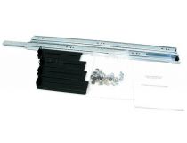 NT SSl620 B Полка 19 выдвижная с направляющими, чёрная L=620 мм, перфорированная