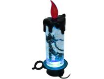 Orient CL1304 Свеча светодиодная с подсвечником  Чёрная кошка  USB