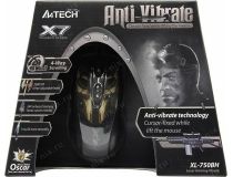 A4Tech Game Laser Mouse  XL-750BH-Bronze-Mask  (3600dpi) (RTL)USB 7btn+Roll