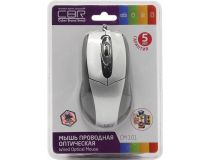 CBR Mouse CM101 Silver  (RTL) USB 3but+Roll
