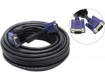 VCOM VVG6448-15м Кабель монитор - SVGA card (15M -15M) 15м 2 фильтра