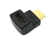 Переходник HDMI 19F -  HDMI 19M, Г-образный 270°