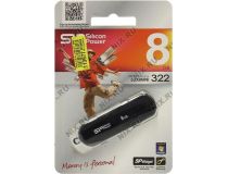 Silicon Power LuxMini 322 SP008GBUF2322V1K USB2.0 Flash Drive 8Gb (RTL)