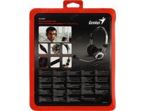 Наушники с микрофоном Genius HS-04SU (с регулятором громкости)