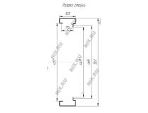 NT R2720 B Стойка 19 двухрамная раздвижная, чёрная 27U 600x495-790