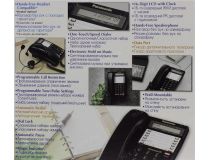 Panasonic KX-TS2365RUB  Black телефон (спикерфон, дисплей)