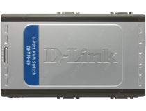 D-Link DKVM-4K  Switch 4/1 (клавиатураPS/2+мышьPS/2+VGA15pin)(+2 кабеля)