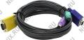 ATEN 2L-5203P Кабель для KVM переключателей (PS/2+PS/2+VGA15M, 3.0м)