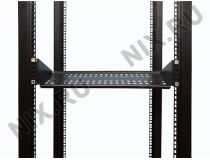 NT SC300 B Полка 19 консольная, чёрная L=300 мм, перфорированная, 2U