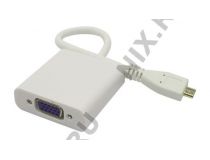 Кабель-адаптер microHDMI(M) -- VGA(15F)