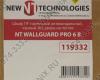 NT WALLGUARD PRO 6 B Шкаф 19 настенный антивандальный, чёрный,6U, 600x430, дверь на петлях