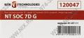 NT SOC 7D G Блок силовых розеток 19 , серый 1U, 7 евророзеток с защитой, гнездо под шнур IEC-320-C13