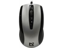 Defender Optical Mouse Optimum MM-140 Silver (RTL) USB 3btn+Roll, уменьшенная  52140 