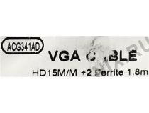 Aopen ACG341AD-1.8м Кабель монитор - SVGA card (15M -15M) 1.8м 2 фильтра