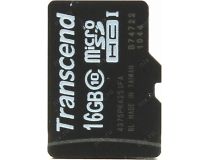 Transcend TS16GUSDC10 microSDHC Memory Card 16Gb Class10