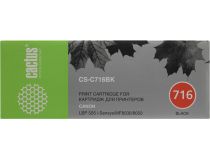 Картридж Cactus CS-C716BK Black для Canon LBP505, MF8030/8050