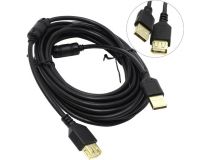 5bites UC5011-050A Кабель удлинительный USB 2.0 A-- A 5м 2 фильтра
