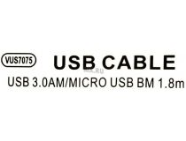 VCOM VUS7075-1.8м Кабель USB 3.0 A-- USB 3.0 Micro-B 1.8м