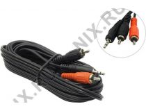 Hama 30456 Кабель Jack3.5-M -- 2RCA-M 5м