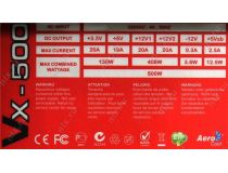 Miditower Aerocool V3X Advance (Devil)Red Ed.  Black ATX 500W (24+2x4+6пин)