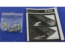 Miditower Aerocool V3X Advance (Devil)Red Ed.  Black ATX 500W (24+2x4+6пин)