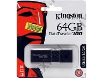 Kingston DataTraveler 100 G3 DT100G3/64GB USB3.0 Flash Drive 64Gb (RTL)