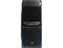 Miditower Aerocool V3X (Evil) Blue Edition  Black ATX 500W (24+2x4+6пин)