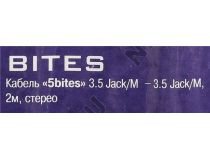 5bites AC35J-020M Кабель Jack3.5-M -- Jack3.5-M 2м