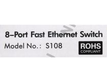 TENDA S108 8-Port Fast Ethernet Switch (8UTP 100Mbps)