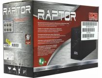 UPS 600VA PowerCom Raptor RPT-600A Black 