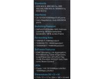 TP-LINK TL-SG1024DE  Управляемый коммутатор (24UTP 1000Mbps)