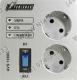 Стабилизатор Powerman AVS 1000C (вх.150-280V, вых.220V± 10%, 1000VA, 2 розетки Euro)