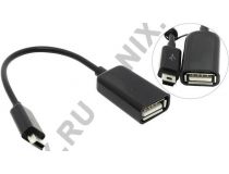 KS-is KS-132 Кабель-переходник USB AF -  miniUSB BM OTG