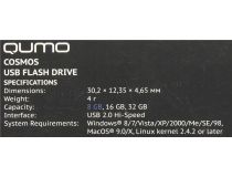 Qumo Cosmos QM8GUD-Cos USB2.0 Flash Drive 8Gb (RTL)