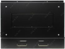 NT WALLBOX PRO 6-64 B Шкаф 19 настенный, двухсекционный, чёрный, 6U 600*460, дверь стекло-металл