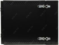 NT WALLBOX PRO 6-64 B Шкаф 19 настенный, двухсекционный, чёрный, 6U 600*460, дверь стекло-металл