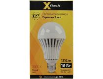 X-Flash XF-BGD-E27-16W-3K-220V (E27, 1310 люмен, 3000К, 16Вт,100-260В, 219г) 43569 